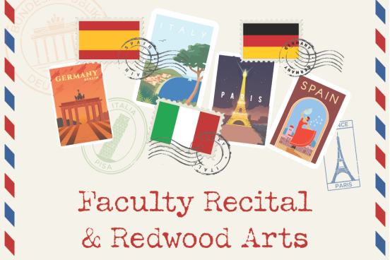 Faculty recital and Redwood Arts
