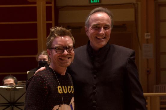 John Mackey and Andy Collinsworth standing next to each other