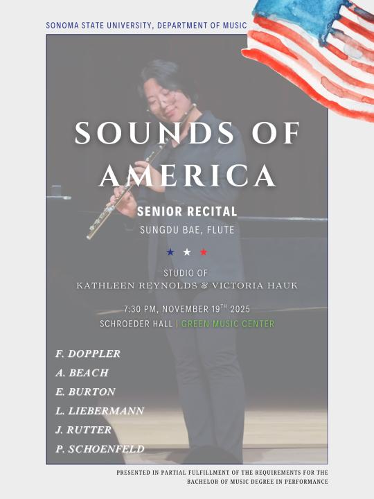 Sungdu Bae Recital poster
