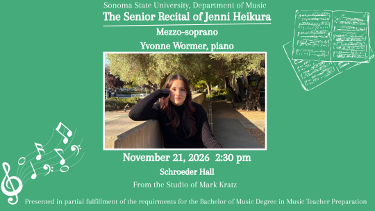 Jenni's recital
