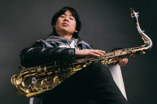 Kevin Sun with Saxophone
