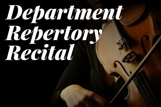 Department Repertory Recital