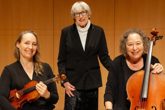 Navarro Trio group shot with (from left to right) Tammie Dyer, Marilyn Thompson, and Jill Rachuy Brindel