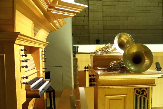 Brombaugh Op. 9 organ in Schroeder Hall