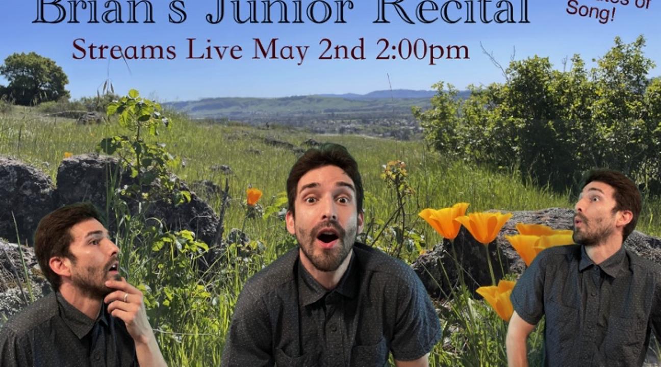 Brian's Junior Recital Poster