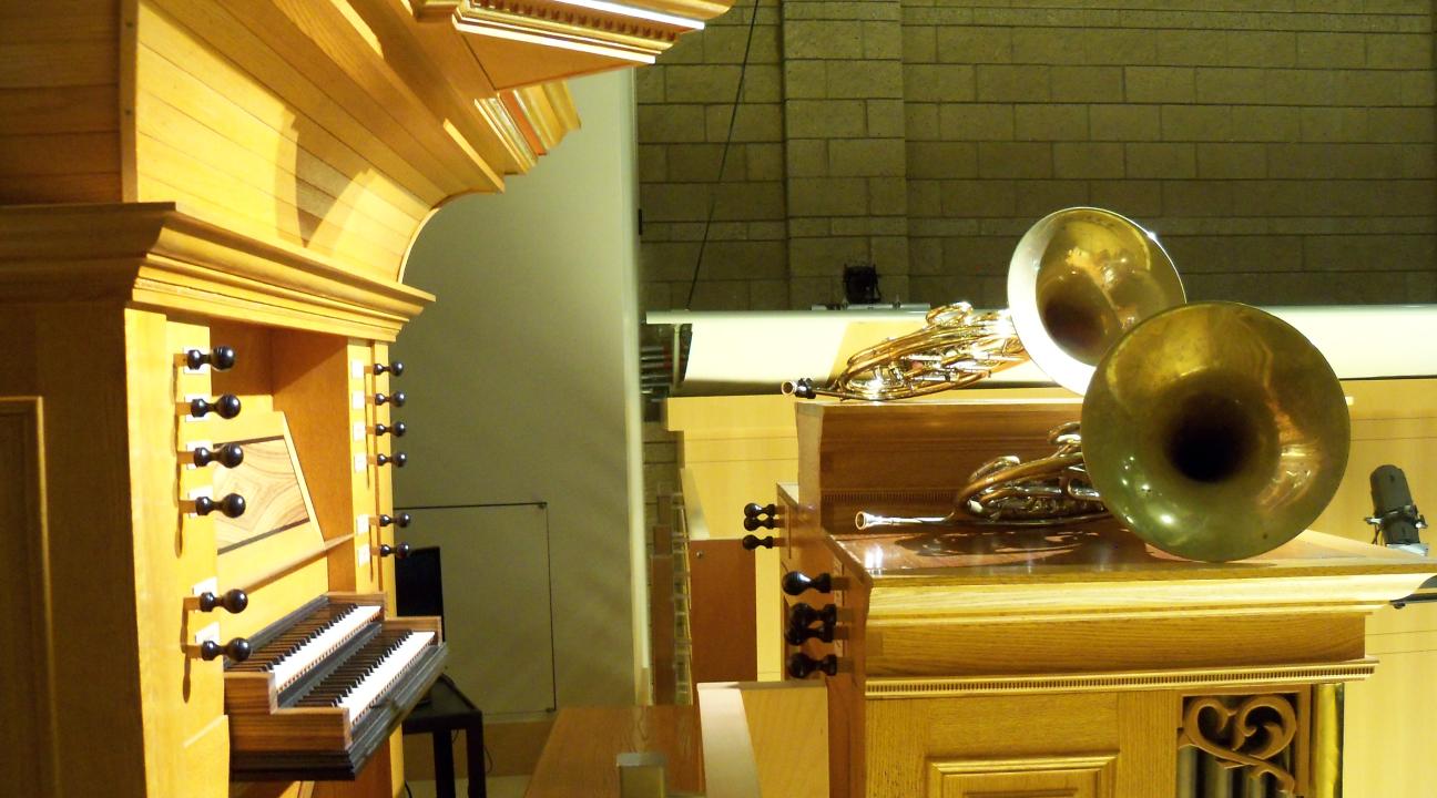 Brombaugh Op. 9 organ in Schroeder Hall