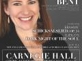 Photo of Jenny Bent on the poster advertising an event at Carnegie Hall