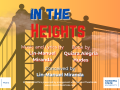 In the Heights with credits and silhoutte of a bridge in the background