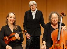 Navarro Trio group shot with (from left to right) Tammie Dyer, Marilyn Thompson, and Jill Rachuy Brindel