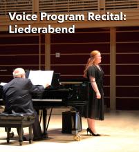 Voice Program Recital Liederabend