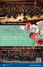 Wind Ensemble Wildflower poster