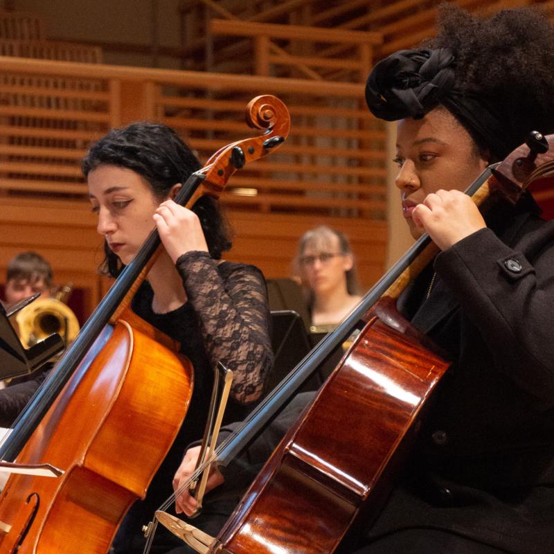 two cellists
