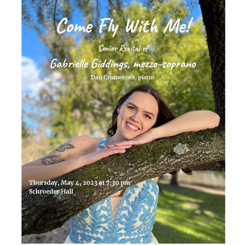 Gabrielle Giddings Senior Recital Poster