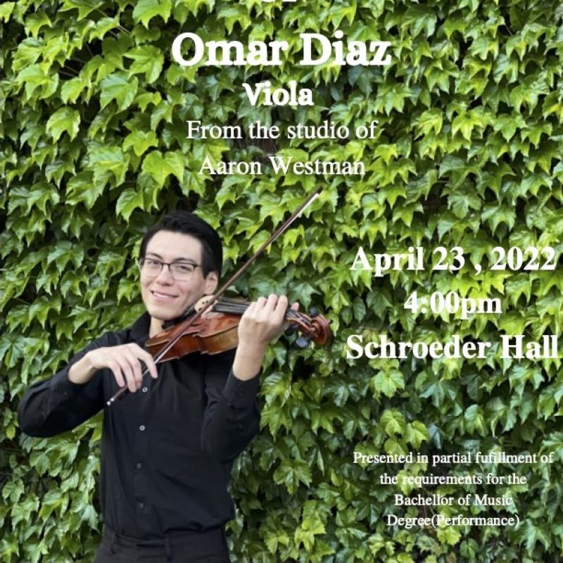 Omar Diaz Senior Recital