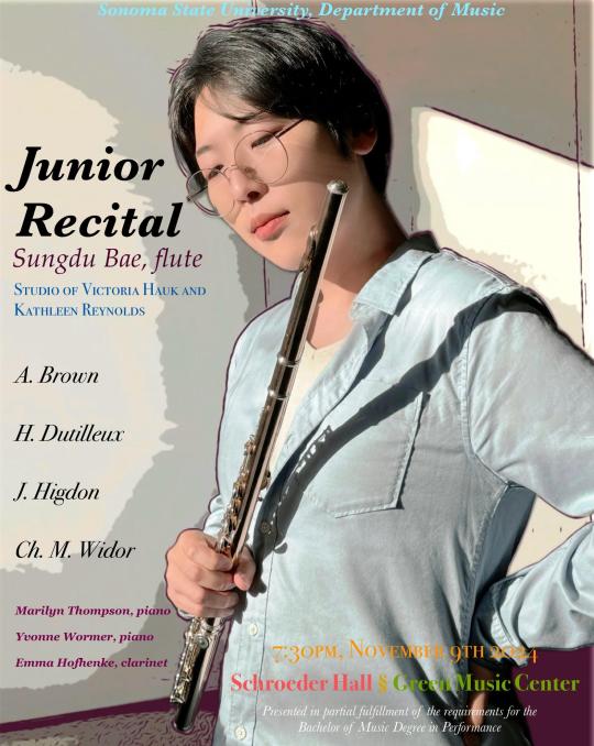 Sungdu Bae Recital poster