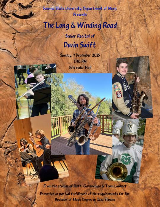 Devin Swift Recital Poster