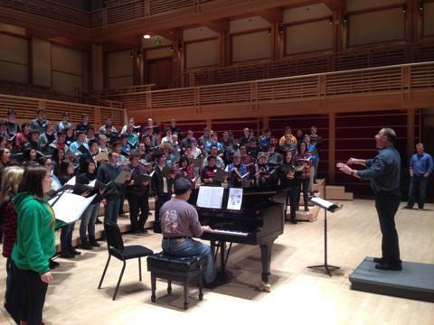 2017 NorCal Select Choir rehearsal at Green Music Center