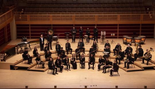 Posed group picture of Concert Band