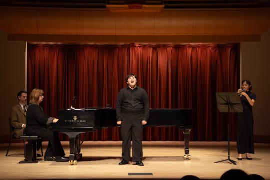 Singer, pianist, and trumpet player