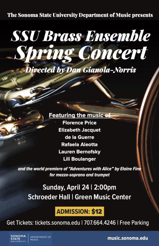 Brass Ensemble Sprint Concert 2022 Poster