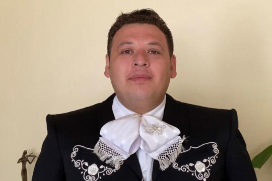 José Soto headshot wearing a mariachi uniform