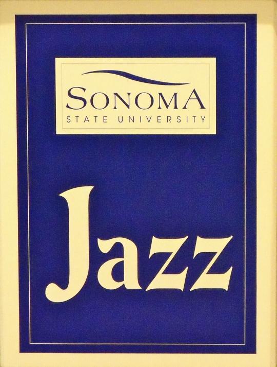 Sonoma State Jazz music stand