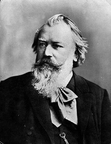 Johannes Brahms in Black and White