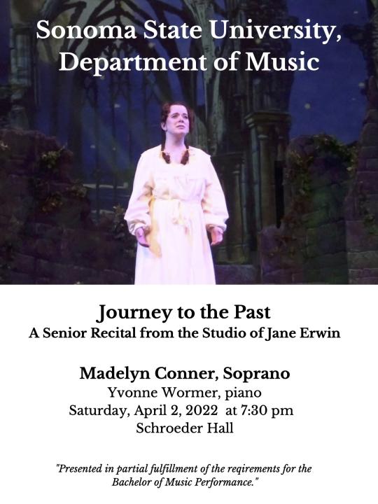 Madelyn Conner Senior Recital poster