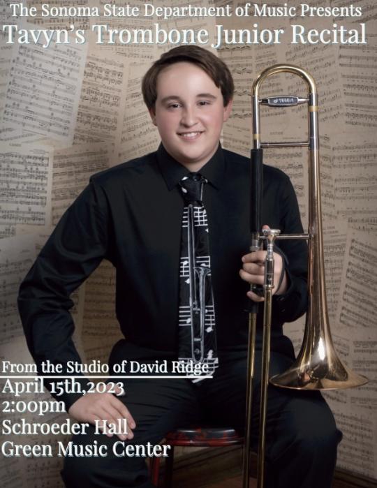 Tavyn Eifertsen's Junior Recital poster