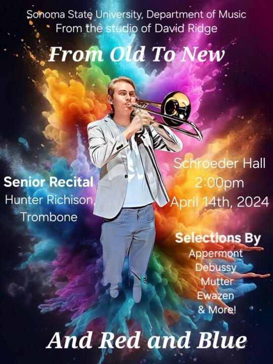 Hunter Richison Senior Recital poster