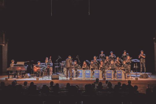 Jazz Orchestra on stage