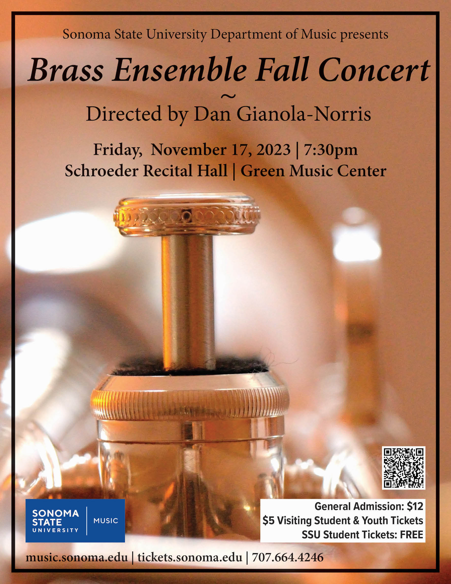 Brass Ensemble Fall Concert Poster