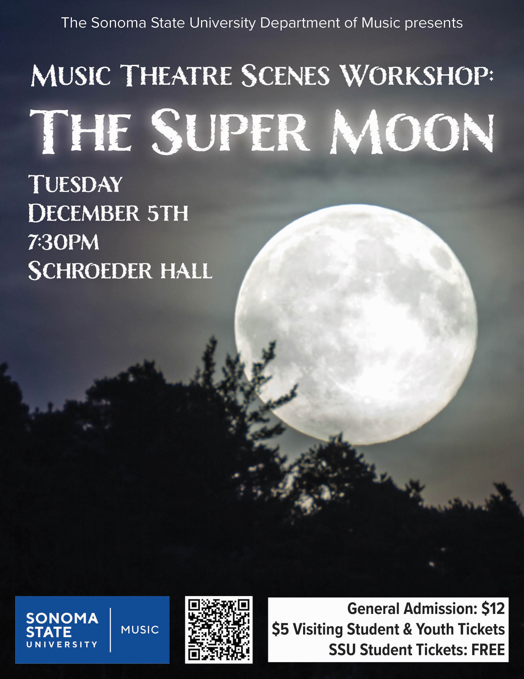 Music Theatre Scenes: The Super Moon poster