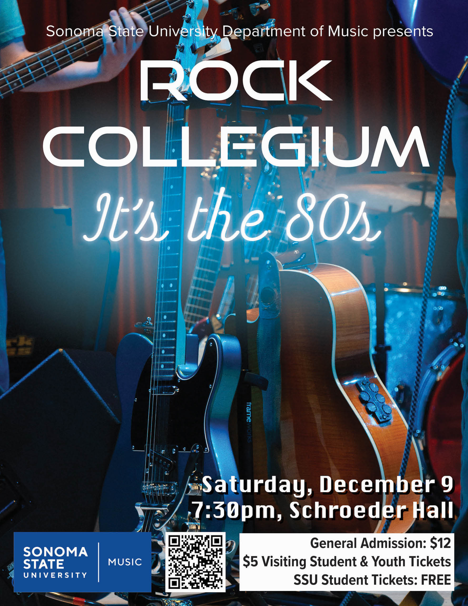 Rock Collegium: It's the 80s poster