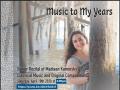 Flyer for Madison Kaminsky's "Music to my Years" senior recital